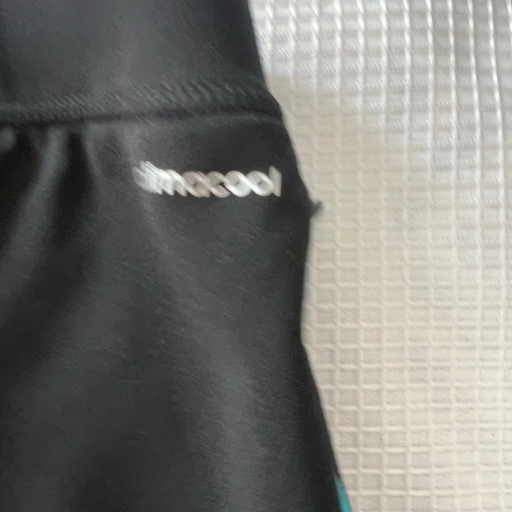 Adidas Kids Black Joggers with Blue Trim